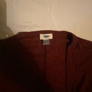 Old Navy Burgundy Cardigan